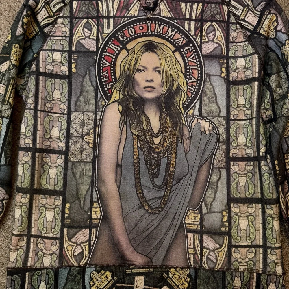 Eleven Paris Graphic Shirt with Stained Glass Design - Picture 3 of 7
